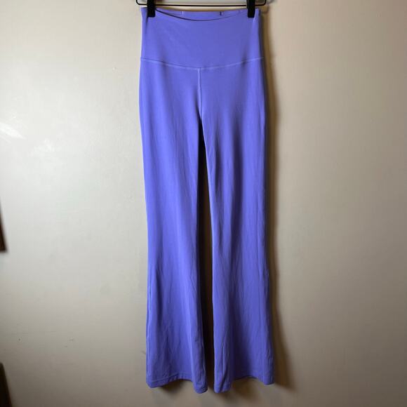 Lululemon‎ Groove Super High Rise Flared Pant Nulu Charged Indigo 33” Size 4 - Picture 1 of 7